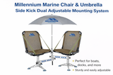 Millennium Marine Boat Seating Bundle Double Seat & Umbrella Set