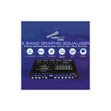 Audiopipe EQ-515DXP 5 Band Graphic Equalizer with 9 Volt Line Driver Output NEW