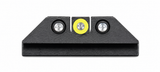 Night Fision GLK001007YGZG Tritium Night Sight Set for Glock 17 19 22-39 45 Yellow