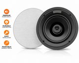 MTX ICM812 8" In Ceiling Speakers Pair 65W RMS 2-Way Home Audio