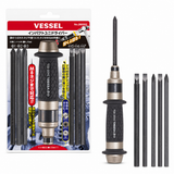 VESSEL ID260002 1/4 Inch Hex Manual Impact Driver Set