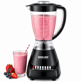 Better Chef IM-6120P Countertop Kitchen Blender 10 Speed 400 Watt