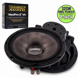 Sundown Audio S-NEOPROV484 8" 320W RMS Power 4 Ohms Mid-range Car Speaker