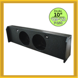 QPower QBFORD102009DF Dual 10" Sub Car Enclosure for 09-19 Ford F150 Super Crew