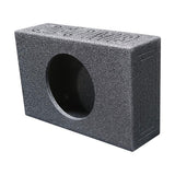 Q Power Single 10" Shallow Side Ported Vented Subwoofer Box Enclosure | QBSHALLOW110V