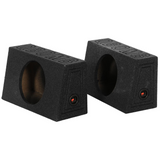 QPower "QBOMB" QBTRUCK110 Single 10" Sealed Empty Woofer Car Enclosures (PAIR)