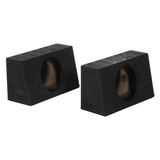 QPower "QBOMB" QBTRUCK110 Single 10" Sealed Empty Woofer Car Enclosures (PAIR)