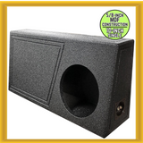 QPower “QBOMB” Single 10" Ported Empty Woofer Car Enclosure (Behind Seat) New