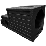 QPower “QBOMB” Single 12" Universal Center Console Vented Empty Woofer Enclosure