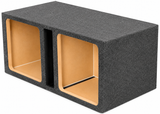 Q Power QHD215VSQ Dual 15" Vented Speaker Box for Kicker L7 Square Subwoofers