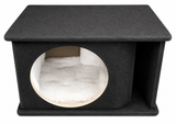 QPower QHP112V 12" Single Ported Subwoofer Box Enclosure 2.0 Cu Ft MDF Black