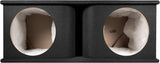 QPower QHP212V Dual 12" Ported Subwoofer Box Enclosure 5/8" MDF Black