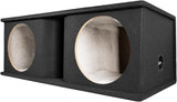 QPower QHP212V Dual 12" Ported Subwoofer Box Enclosure 5/8" MDF Black