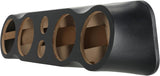 QPower QPOD65QUAD Quad 6.5" Sealed Speaker Pod Enclosure Black Vinyl