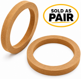 Audiopipe RING-6.5R MDF Speaker Mounting Rings 6.5" Car Audio