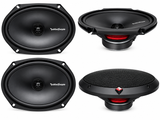 Rockford Fosgate R168X2 R169X2 Prime Car Audio Speaker Bundle Set of 4