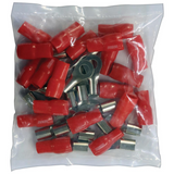 Sundown Audio Ring Terminal 4AWG Red (20 Pack)