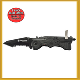Smith & Wesson 3.5-inch Spring Assisted Folding Pocket Knife & Rescue Tool (NEW)