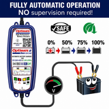 TecMate OptiMate 2 Duo TM551 2A Smart Battery Charger & Maintainer 12V