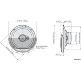 x2 Pioneer TS-A1671F 6.5-inch 70W RMS Power 3-Way Coaxial Car Speakers (PAIR)