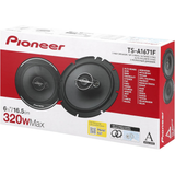 x2 Pioneer TS-A1671F 6.5-inch 70W RMS Power 3-Way Coaxial Car Speakers (PAIR)