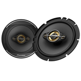 Pioneer TS-A1681F 6.5-inch 80W RMS Power 4-Way Midrange Coaxial Car Speakers