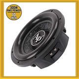 Audiopipe TXXFB1000 10" 300W RMS Dual 4 Ohm Voice Coils Shallow Mount Car Woofer