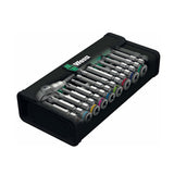 WERA SAE 1/4″ DRIVE MULTI-FUNCTION ZYKLOP SPEED RATCHET SOCKET SET - 28 PC. SET | 05004019001