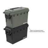 Sheffield Field Box Water Resistant Lockable Ammo Storage Box - Olive Drab Green