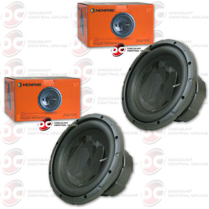 2X MEMPHIS 15-PRX104 10" SINGLE COIL CAR AUDIO SUBWOOFER (POWER REFERENCE SERIES)