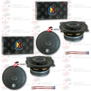 4 x Memphis 15-SRX42  4" Car Audio Speakers (Street Reference Series)