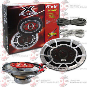 XPLORE XR-8-6X9 CAR AUDIO 6 x 9" COAXIAL COAX 3-WAY SPEAKERS (PAIR)