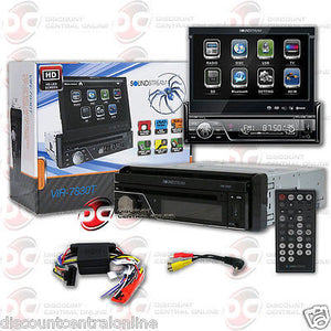 SOUNDSTREAM VIR-7830T DVD CD STEREO W/ MOTORIZED 7" LCD MONITOR & ANALOG TV