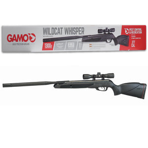 Gamo Wildcat Whisper IGT Gas Piston .177 Cal Break Barrel Air Rifle With 4x32 Scope
