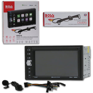BOSS BCP62-RC 2-DIN 6.2" Digital Media Player Car Stereo w/ Bluetooth & Apple Carplay + Back up Camera