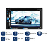 Blaupunkt BELAIR 2 DIN 6.2"Touchscreen Car DVD USB AM FM Receiver w/ Bluetooth & MirrorLink