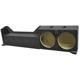 Q POWER DUAL 10″ UNDERSEAT SEALED WOOFER ENCLOSURE FOR FRONTIER CREW CAB 2005-2021