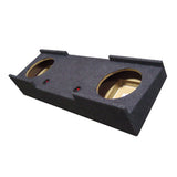 QPower Dual 12" Underseat Downfire Subwoofer Box for ’07-’13 GMC Chevy Crew Cab