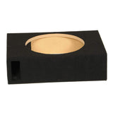 QPOWER SINGLE 10″ VENTED SHALLOW MOUNT EMPTY WOOFER ENCLOSURE SUBWOOFER BOX