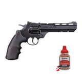 CROSSMAN VIGILANTE CO2 POWERED AIR PISTOL SEMI-AUTO DUAL AMMO REVOLVER (CCP8B2)