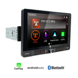 Dual DCPA901 Single DIN 9" Car Stereo w/ Bluetooth Apple Carplay Android Auto