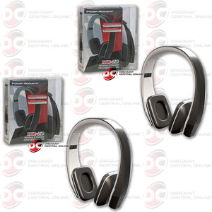 2 x Power Acoustik 2 Channel Infrared Headphone (Black)