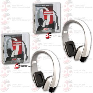 2 x Power Acoustik 2 Channel Infrared Headphone (White)