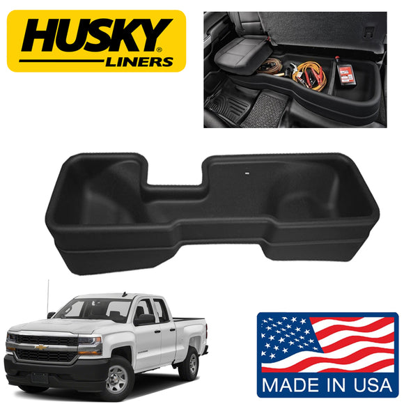 Husky Liners Under Seat Storage Box For Select 14-18 Chevy, Silverado, GMC, Sierra