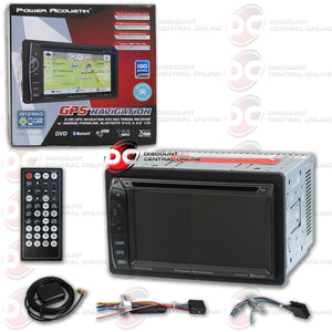 Power Acoustik PDN-621HB 6.2" Media Receiver with USB/AUX/CD/MP3/DVD/GPS/Bluetooth Capability