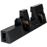 Q Power QBOMB Dual 10" Vented Ported Subwoofer Box for 2000-2016 Ford F-Series Super Duty Crew Cab