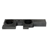Q Power QBOMB Dual 10" Vented Ported Subwoofer Box for 2000-2016 Ford F-Series Super Duty Crew Cab