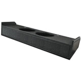 QPower Dual Hole 12″ Downfire Subwoofer Box Enclosure for 2009-2019 F-150 Super Crew