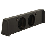 QPower Dual Hole 12″ Downfire Subwoofer Box Enclosure for 2009-2019 F-150 Super Crew