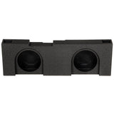 QPOWER QBOMB DUAL 12″ EMPTY WOOFER BOX ENCLOSURE FOR CHEVY GMC CREW CAB ’14-’18
